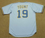 ROBIN YOUNT Milwaukee Brewers 1984 Majestic Cooperstown Throwback Away Jersey