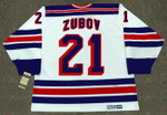 SERGEI ZUBOV New York Rangers 1993 CCM Vintage Throwback Home NHL Hockey Jersey