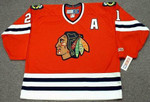 STAN MIKITA Chicago Blackhawks 1975 CCM Throwback Away NHL Hockey Jersey - Front