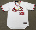 VINCE COLEMAN St. Louis Cardinals 1985 Majestic Cooperstown Throwback Home Jersey