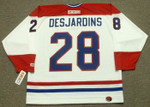 ERIC DESJARDINS Montreal Canadiens 1993 Home CCM Throwback NHL Hockey Jersey - BACK