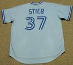 DAVE STIEB Toronto Blue Jays Majestic Cooperstown Throwback Away Baseball Jersey