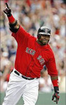 DAVID ORTIZ Boston Red Sox 2010 Majestic Throwback Alternate Baseball Jersey
