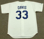 ERIC DAVIS Los Angeles Dodgers 1993 Majestic Cooperstown Throwback Home Jersey