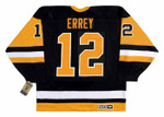 Bob Errey 1992 Pittsburgh Penguins NHL Throwback Away Jersey - BACK