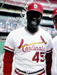 BOB GIBSON St. Louis Cardinals 1974 Majestic Cooperstown Throwback Home Jersey