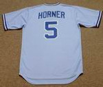 BOB HORNER Atlanta Braves 1982 Majestic Cooperstown Throwback Baseball Jersey