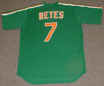 JOSE REYES New York Mets Majestic Throwback "St. Patty's Day" Baseball Jersey