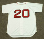 KEVIN YOUKILIS Boston Red Sox 2008 Majestic Throwback Home Baseball Jersey