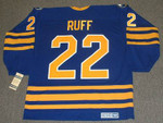 LINDY RUFF Buffalo Sabres 1988 CCM Vintage Throwback Away NHL Hockey Jersey