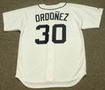 MAGGLIO ORDONEZ Detroit Tigers 2007 Majestic Throwback Home Baseball Jersey