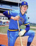 MILWAUKEE BREWERS 1970s Majestic Athletic Cooperstown Throwback Away Jersey