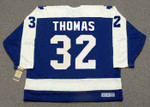 STEVE THOMAS Toronto Maple Leafs 1986 Away CCM Throwback Hockey Jersey - BACK