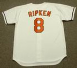 CAL RIPKEN Jr. Baltimore Orioles Majestic Home Throwback Baseball Jersey