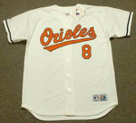 CAL RIPKEN Jr. Baltimore Orioles Majestic Home Throwback Baseball Jersey