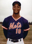 DARRYL STRAWBERRY New York Mets 1985 Majestic "St. Patrick's Day" Baseball Throwback Jersey - ACTION