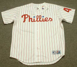 LENNY DYKSTRA Philadelphia Phillies 1993 Majestic Throwback Home Baseball Jersey