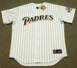 TONY GWYNN San Diego Padres 1997 Home Majestic Throwback Baseball Jersey - FRONT