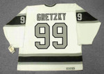 WAYNE GRETZKY Los Angeles Kings 1989 Home CCM NHL Vintage Throwback Jersey - BACK