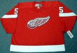 MARCEL DIONNE Detroit Red Wings 1971 Away CCM Throwback NHL Hockey Jersey - FRONT