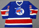 CARL BREWER Toronto Toros 1973 WHA Throwback Hockey Jersey