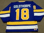 BILL "GOLDIE" GOLDTHORPE  Minnesota Fighting Saints 1974 WHA Throwback Hockey Jersey
