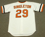 KEN SINGLETON Baltimore Orioles 1983 Majestic Cooperstown Throwback Baseball Jersey