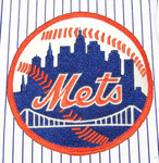 GIL HODGES New York Mets 1962 Home Majestic Baseball Throwback Jersey - CREST