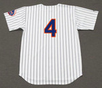 DUKE SNIDER New York Mets 1963 Home Majestic Baseball Throwback Jersey - BACK