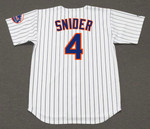 DUKE SNIDER New York Mets 1963 Home Majestic Baseball Throwback Jersey - BACK