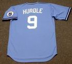 CLINT HURDLE Kansas City Royals 1978 Away Majestic Throwback Baseball Jersey - BACK