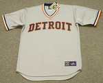 HOWARD JOHNSON Detroit Tigers 1984 Majestic Cooperstown Throwback Away Baseball Jersey