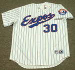 CLIFF FLOYD Montreal Expos 1994 Majestic Throwback Home Baseball Jersey