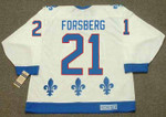 PETER FORSBERG Quebec Nordiques 1994 Home CCM Throwback NHL Hockey Jersey - BACK