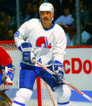 MICHEL GOULET Quebec Nordiques 1988 Home CCM Vintage Throwback Hockey Jersey - ACTION