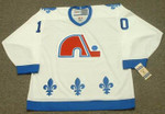 GUY LAFLEUR Quebec Nordiques 1990 Home CCM Vintage Throwback Hockey Jersey - FRONT