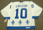 GUY LAFLEUR Quebec Nordiques 1990 Home CCM Vintage Throwback Hockey Jersey - BACK