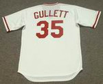 DON GULLETT Cincinnati Reds 1975 Majestic Cooperstown Home Baseball Jersey