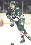 RON FRANCIS 1984 Away CCM Hartford Whalers Jersey - ACTION