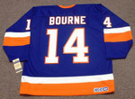 BOB BOURNE New York Islanders 1982 CCM Throwback NHL Hockey Jersey - BACK