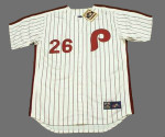 CHASE UTLEY Philadelphia Phillies 1980's Majestic Cooperstown Throwback Home Baseball Jersey