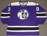 GERRY CHEEVERS Cleveland Crusaders 1974 WHA Throwback Hockey Jersey