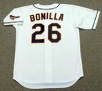 BOBBY BONILLA Baltimore Orioles 1996 Majestic Throwback Baseball Jersey