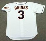 HAROLD BAINES Baltimore Orioles 1995 Majestic Throwback Baseball Jersey