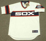 CHICAGO WHITE SOX 1985 Home Majestic Throwback Jersey Customized Jersey - FRONT