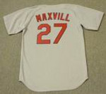 DAL MAXVILL St. Louis Cardinals 1967 Majestic Cooperstown Throwback Away Jersey