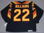 TIGER WILLIAMS Vancouver Canucks 1983 Away CCM Throwback NHL Hockey Jersey - back