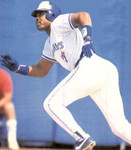 JESSE BARFIELD Toronto Blue Jays 1989 Majestic Throwback Home Baseball Jersey - ACTION