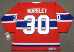 GUMP WORSLEY Montreal Canadiens 1965 Home CCM Throwback NHL Hockey Jersey - BACK