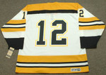 WAYNE CASHMAN Boston Bruins 1972 CCM Vintage Throwback Home NHL Hockey Jersey